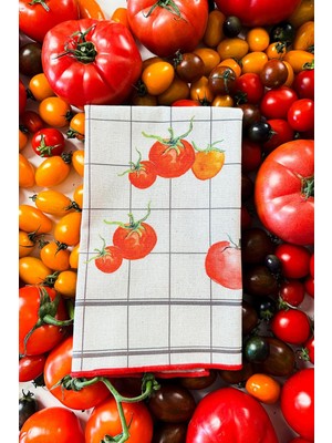 Zemira Rakle x Bengi Kurtcebe Pomodoro 2'li Peçete 45X45 cm