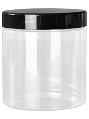 Zemira Elito Şeffaf Plastik Kavanozu 500 ml 20 Adet