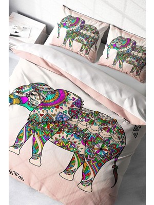 Zemira Monohome Elephant Naturel Çift Kişilik Nevresim Takımı, MONOHOME4524