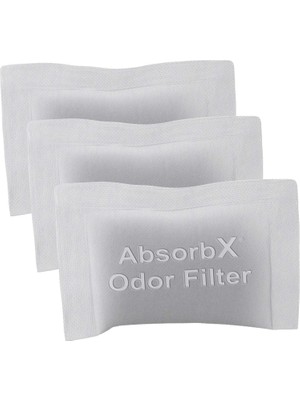 Zemira Sensorcan 3'lü Paket Absorbx Koku Gidericiler Emer, Doğal Aktif Karbon, Biyobozunur, Koku Bölmeli 1