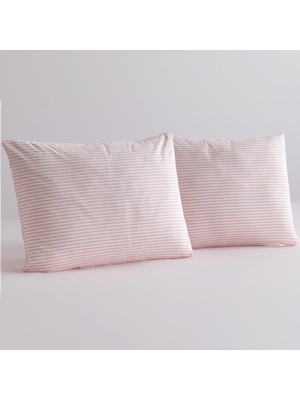Zemira Soley | Mix & Match | Oriana |%100 Pamuklu 2’li Yastık Kılıfı Seti Pembe
