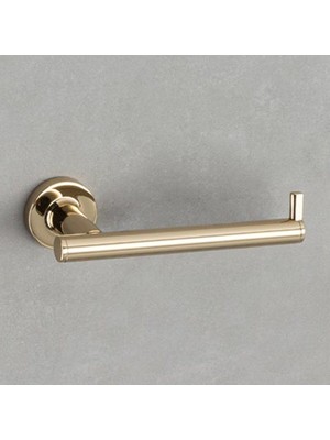 Zemira System Hoop Tuvalet Kağıtlığı Gold Renk 47X72X156 mm