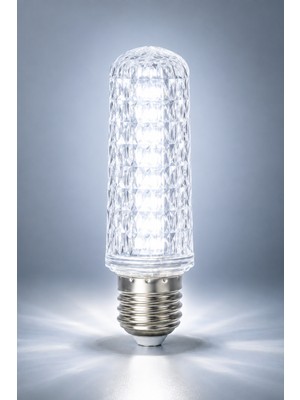 Naturel Dekor Beyaz Kristal E27 Ampul 1600 Lümen 15W
