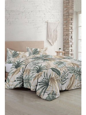 Zemira Monohome Pamuklu Çift Kişilik Nevresim Takımı Natura Botanik - 200X220 Cm, MONOHOME23737HF