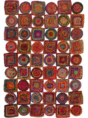Zemira Koza Natura Jüt Halı Hasır Halı Multi 00009A 120 x 180