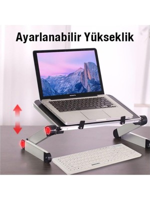 Zemira Katlanabilir Dizüstü Bilgisayar/laptop Standı Fanlı
