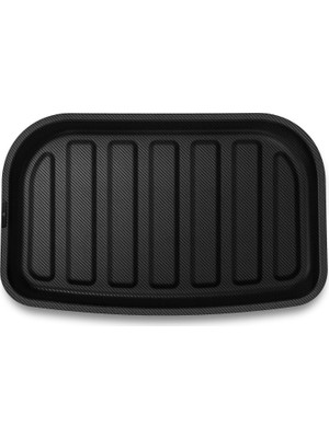 Zemira Spigen Tesla Model Y (2024-2023) Rear Trunk Arka Bagaj Alt Gizli Bölme 3D Havuz Paspas Black TL00-Y