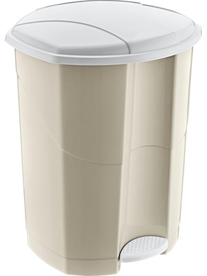 Zemira Smartware Pedallı Kovası 30 Lt Latte