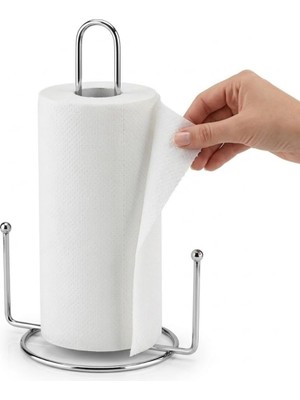 Zemira Metal Kağıt Havluluk Peçetelik Standı – Mutfak Banyo Için Rulo Havlu Tutucu, Tezgah Üstü Kağı