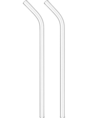 Zemira Cam Pipet Set Bükülebilir, Temizleme Fırçalı Çevre Dostu, Tekrar Kullanılabilir, Dayanıklı Cam Smoo