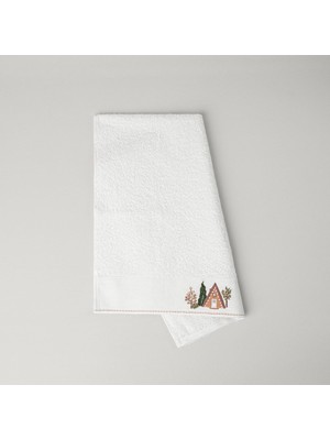 Zemira Linens Auren Pamuk 50X85 cm Yüz Havlusu Ekru