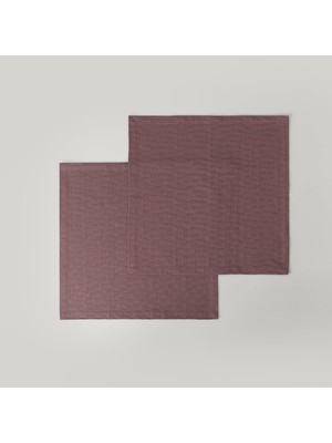 Zemira Linens Motion 45X45 cm 2'li Peçete Mürdüm