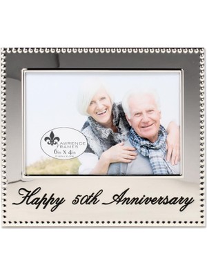 Zemira Lawrence Frames 290164 4 x 6 Happy 50TH Anniversary Fotoğraf Çerçevesi