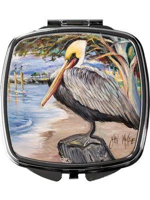 Zemira Caroline's Treasures "s JMK1218SCM Pelican Bay Kompakt Ayna,, Çok Renkli