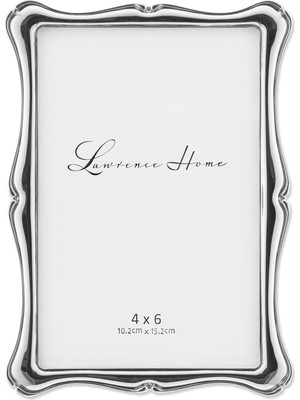 Zemira Lawrence Frames 710246 710246 Gümüş Metal Romantik 4x6 Resim Çerçevesi