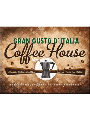 Zemira Nostalgic Coffee House Magnet