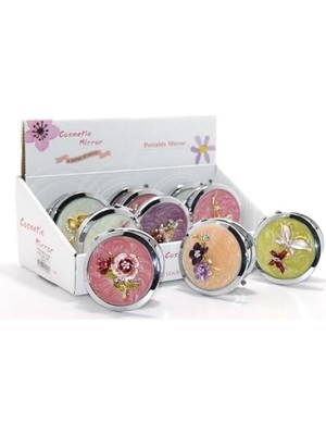 Zemira Kabartmalı Desenli El Aynası Model 2