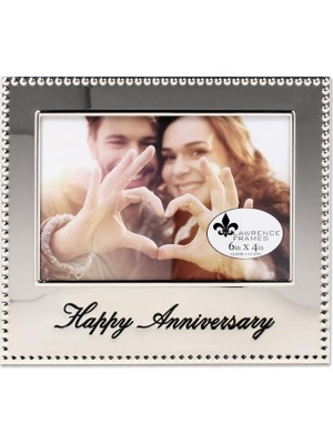 Zemira Lawrence Frames 290264 4 x 6 Happy Anniversary Fotoğraf Çerçevesi