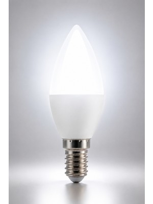 Naturel Dekor Beyaz Buji LED E14 Ampul 560 Lümen 7W