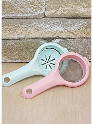 Ozkr Store Yumurta Akı Ayırıcı ve Çay Süzgeci 2li Set