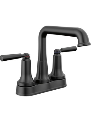 Zemira Faucet Saylor Mat Siyah Banyo Bataryası, Banyo Lavabo Bataryası, Banyo Lavabosu Için Merkezli