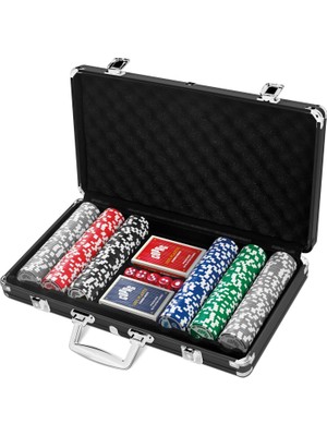 Zemira Copag Poker Seti - 300 Chip 100% Plastik Casino Kalitesinde 2 Deste