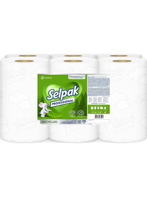 Zemira Selpak Professional Recycled Sensörlü Havlu, 135 Metre