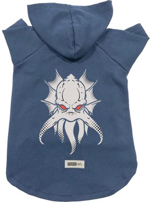 Zemira Monopetz Kapişonlu Sweatshirt Kıyafeti & Elbisesi - Lacivert Flying Xs