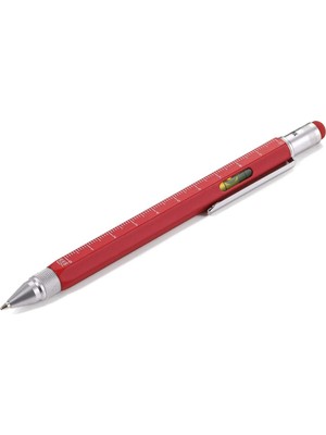 Zemira Troika PIP20RD PIP20RD Construction Su Terazili Stylus Tükenmez Kalem Kırmızı