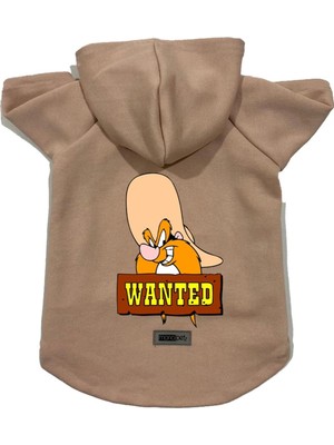 Zemira Kapişonlu Sweatshirt Kıyafeti & Elbisesi Bej J Sam Xs