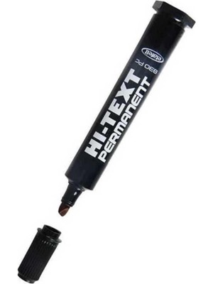 Zemira Hi-Text Permanent M. Kesik Uçlu Siyah 830PC