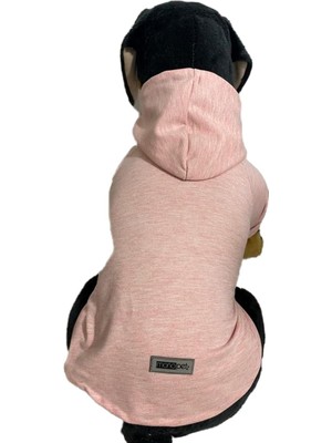 Zemira Kapişonlu Sweatshirt Kıyafeti - Düz Koyu Pembe Xl Beden