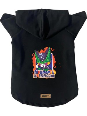Zemira Kapişonlu Sweatshirt Kıyafeti & Elbisesi Siyah Dbz 05 S