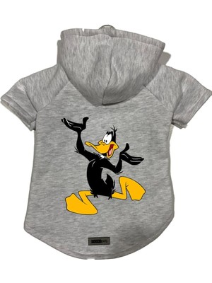 Zemira Kapişonlu Sweatshirt Kıyafeti & Elbisesi Gri Duffy Xs