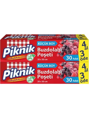 Zemira Piknik Buzdolabı Poşeti 4AL3ÖDE 30'lu