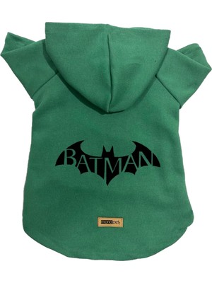 Zemira Kapişonlu Sweatshirt Kıyafeti - Yeşil Batman Xl Beden