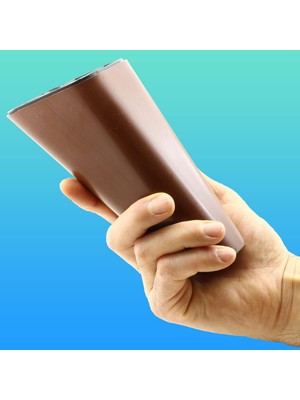 Zemira Linden Lüks Mobilya Kanepe Sehpa Tv Ünitesi Koltuk Ayağı 14 cm Kahverengi Ahşap Desenli Baz