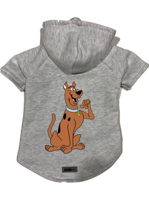 Zemira Kapişonlu Sweatshirt Kıyafeti & Elbisesi - Gri Scooby Doo Xs Beden