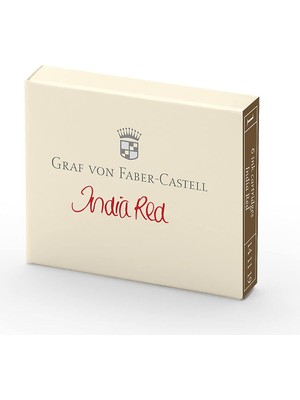 Zemira Graf Von Faber-Castell Dolma Kalem Kartuşu 6'lı Hint Kırmızısı