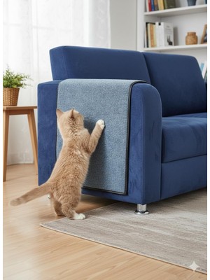 Zemira Bypet Koltuk Kenarı Tırmalama Halısı (50 cm x 100 Cm) Koltuk Tırmalama Halısı