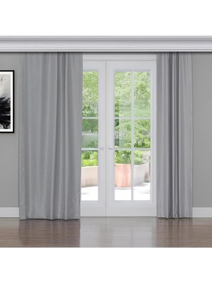 Zemira Gauze Fabric Blackout Taş Rengi Karartma Özellikli Fon Perde 250 x 260