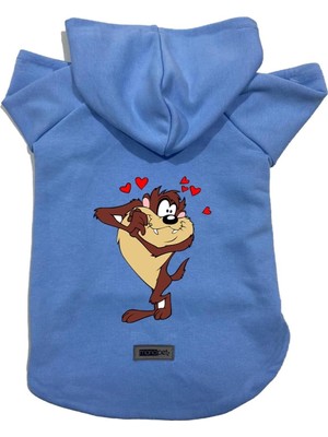 Zemira Kapişonlu Sweatshirt Kıyafeti & Elbisesi Yeni Tazmanya Canavarı Xl