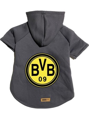 Zemira Kapişonlu Sweatshirt Kıyafeti & Elbisesi Antrasit Borussia Dortmund M
