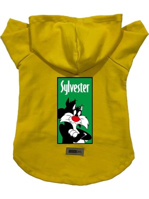 Zemira Kapişonlu Sweatshirt Kıyafeti & Elbisesi Sarı Sylvester Xl