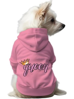 Zemira Kıyafeti & Elbisesi Pembe Hoodie Queen Xl