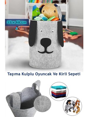 Zemira Helen's Çocuk Odası Düzenleyici Oyuncak Saklama Sepeti Kirli Çamaşır Sepeti Tasarım 48 C