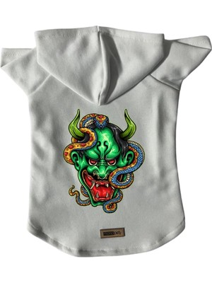 Zemira Kapişonlu Sweatshirt Kıyafeti & Elbisesi Beyaz Of The Snake L