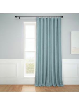 Zemira Hpd Half Price Drapes Oturma Odası Için Ekstra Geniş Oda Karartma Perdeleri 100 x 84 Suni Keten, Bo