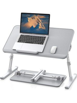 Zemira Bix Saiji AL30 Ayarlanabilir Standı Ergonomik Tasarım 17 Inç Taşınabilir Masa Gri