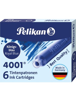 Zemira Pelikan Kartuş TP6X Dolma Kalem Kartuşu